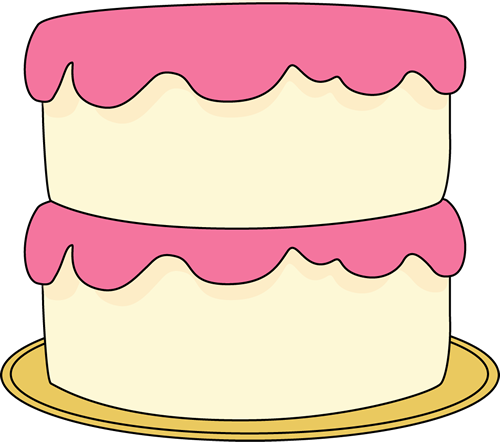 White Cake With Pink Frosting - Icing On The Cake Clip Art (500x442)