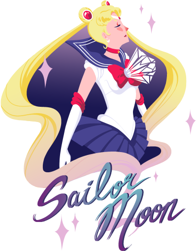 My Sailor Moon Fan Art For Pearl Magazine - Illustration (500x688)