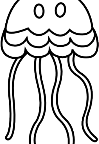 Jellyfish Clipart Black And White - Jellyfish Clipart Black And White (640x480)