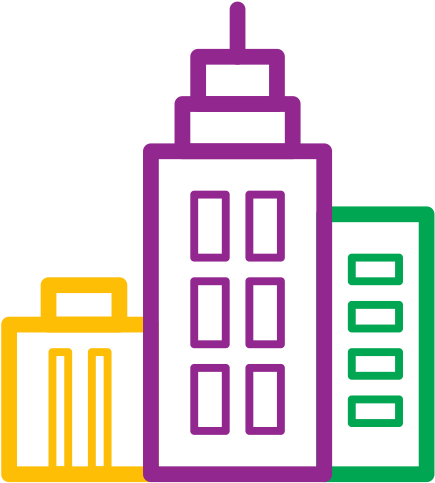 Recreational Center Design - Company Building Icon (512x512)