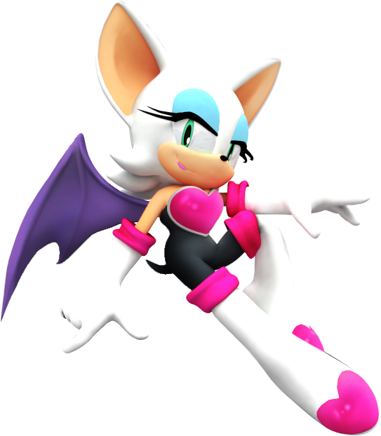 Rouge The Bat New Render By Nibroc-rock - Rouge The Bat Deviantart (700x700)