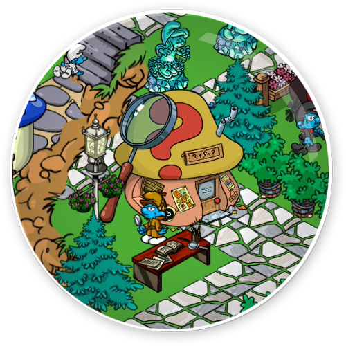 The Detective Smurf Game Is Probably My Favorite Mini - Has No Floor No Walls (500x500)