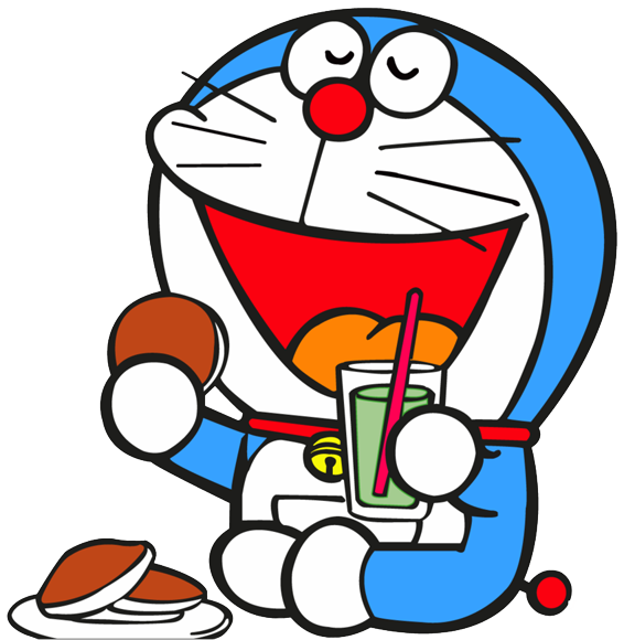 Doraemon With Dora Cake (600x598)