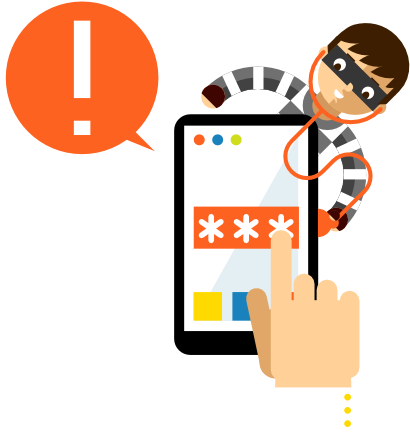 Stealing Personal Data - Clipart Stealing Personal Information (450x450)