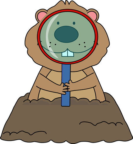 Pictures Of Magnifying Glass Clip Art - Clipart Looking With Magnifying Glass (460x500)