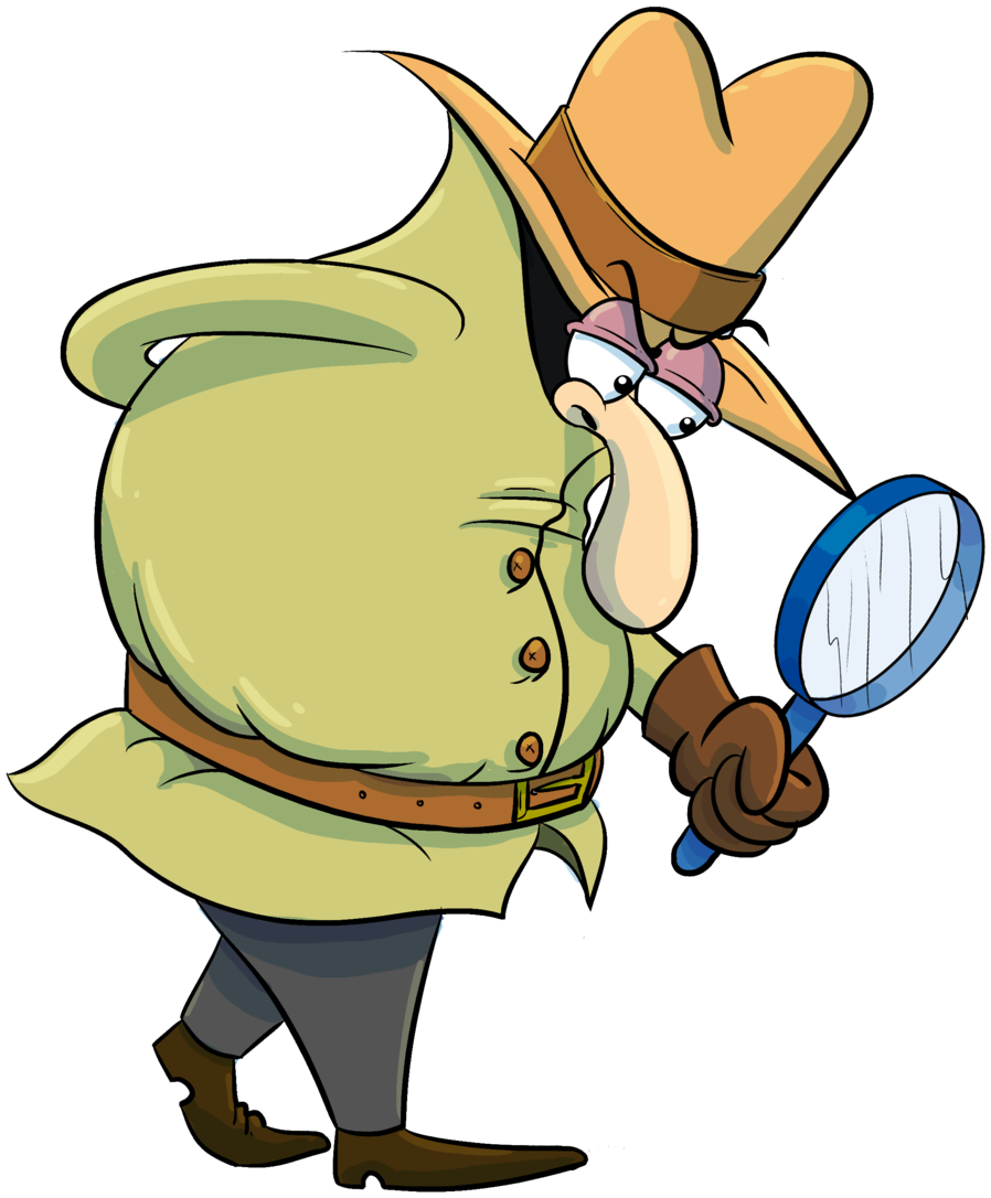 Mystery-mulling Freelance Detective - Detective (1000x1250)