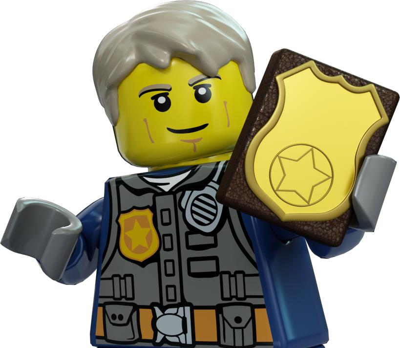 Get Your Detective Badge - Lego City Police Bulldozer Break-in 60140 (819x712)