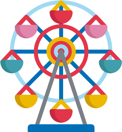 Ferris Wheel Free Icon - Ferris Wheel Clipart (512x512)