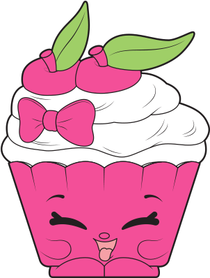 Terrific Cupcake Shopkin Shopkins Shp 011 Cherry Nice - Terrific Cupcake Shopkin Shopkins Shp 011 Cherry Nice (400x400)