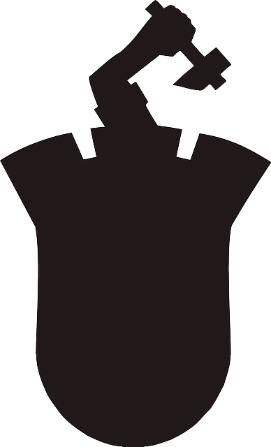 Employee Black, Hand, Silhouette, Axe, Labor, Worker, - Figuras De Ajedrez Rey Png (388x640)