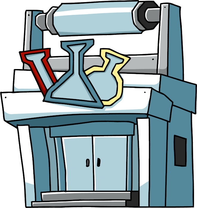 Laboratory - Scribblenauts Buildings Png (662x699)