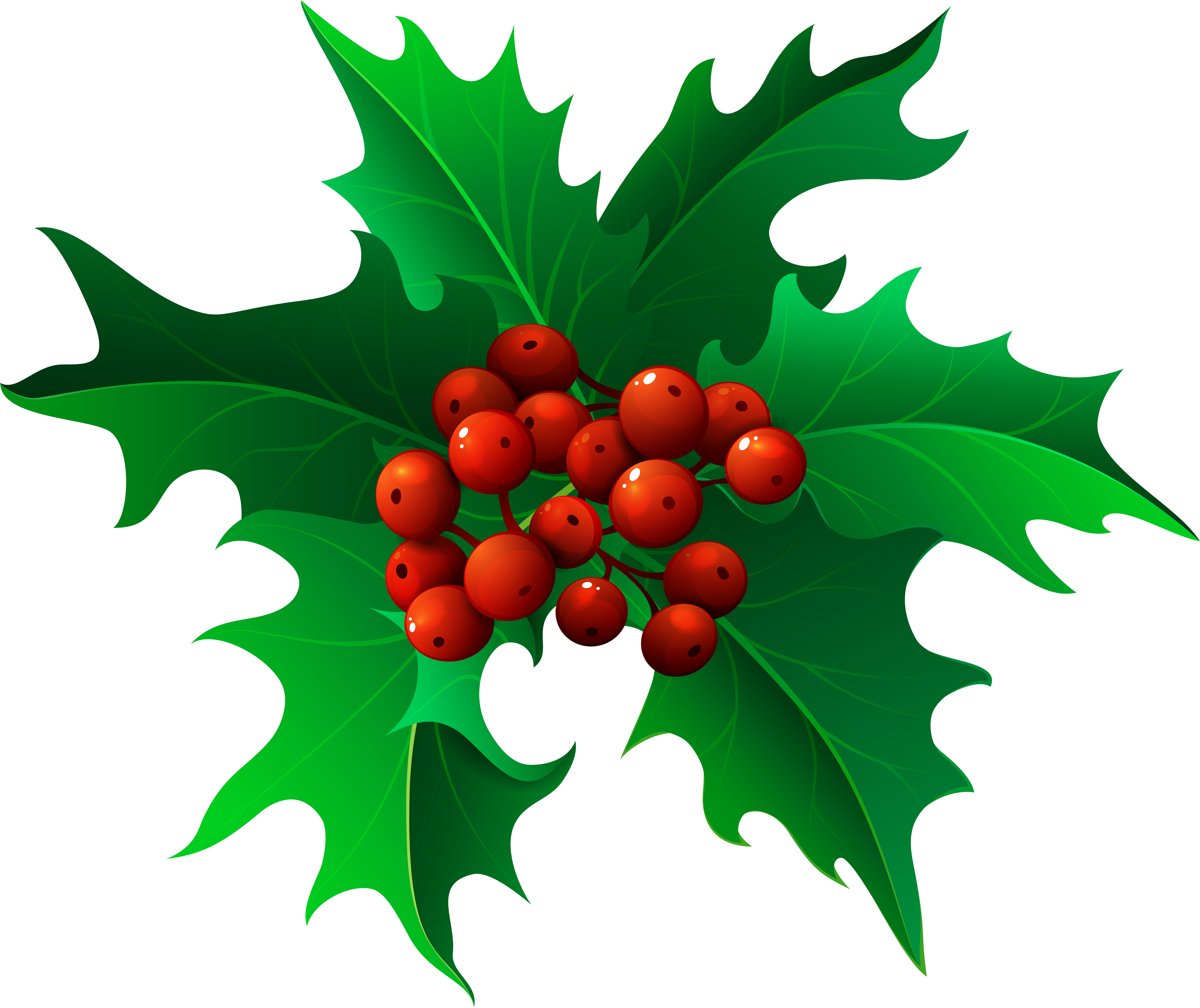 Christmas Holly Mistletoe Transparent Png Clip Art - Christmas Holly Mistletoe Transparent Png Clip Art (8000x6720)