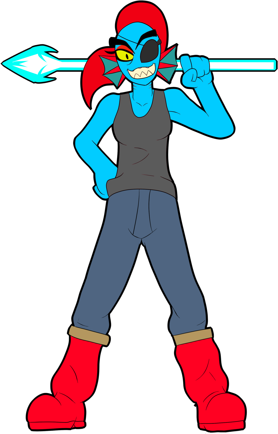 Undyne Undertale By Neon The Imp - De Undyne De Undertale (1024x1536)