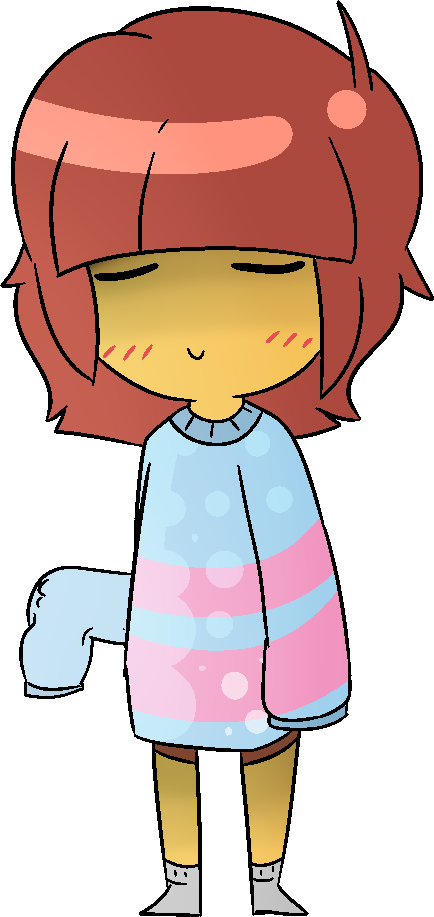 Frisk Undertale By Runingfromlions - Cartoon (434x917)
