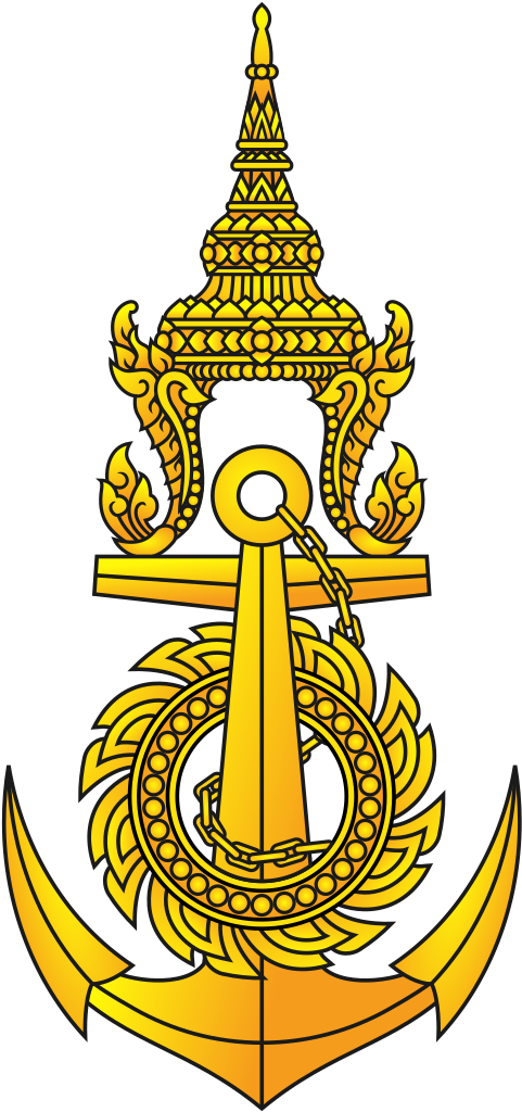 Police Dragon Cliparts 16, - Royal Thai Navy Logo (512x1024)
