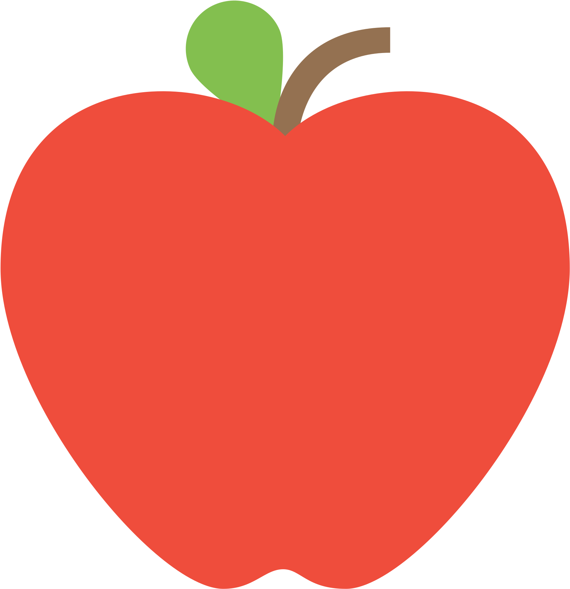 Apple Template 14, - Apple Color Emoji (2000x2000)
