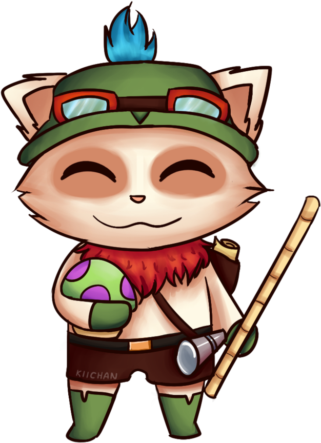 Cheeb Teemo By Kira-nyan - Drawing (894x894)
