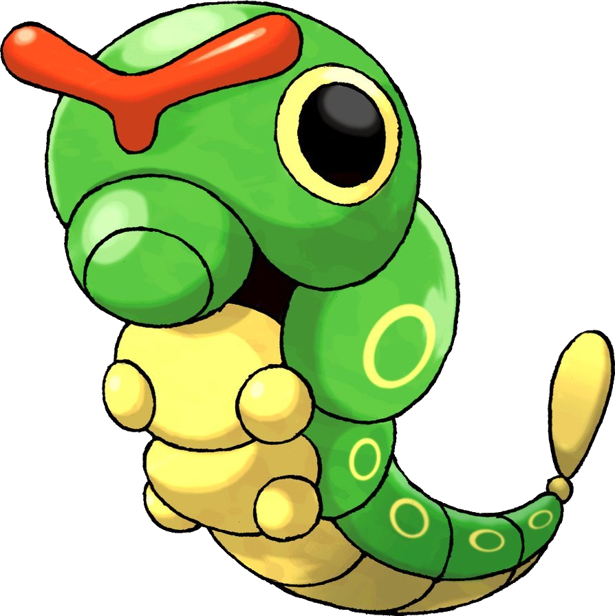 010caterpie - Pokemon Caterpie (894x895)