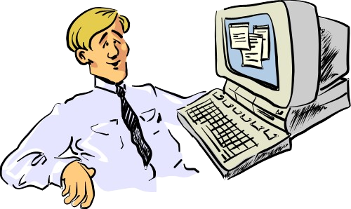 هذا عملي - Computer Programmer Cartoon (500x298)
