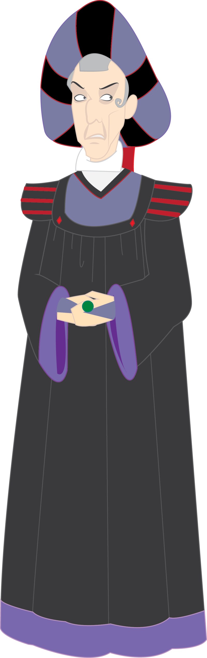 Judge Claude Frollo By Batteryfish Judge Claude Frollo - Vest (800x2533)