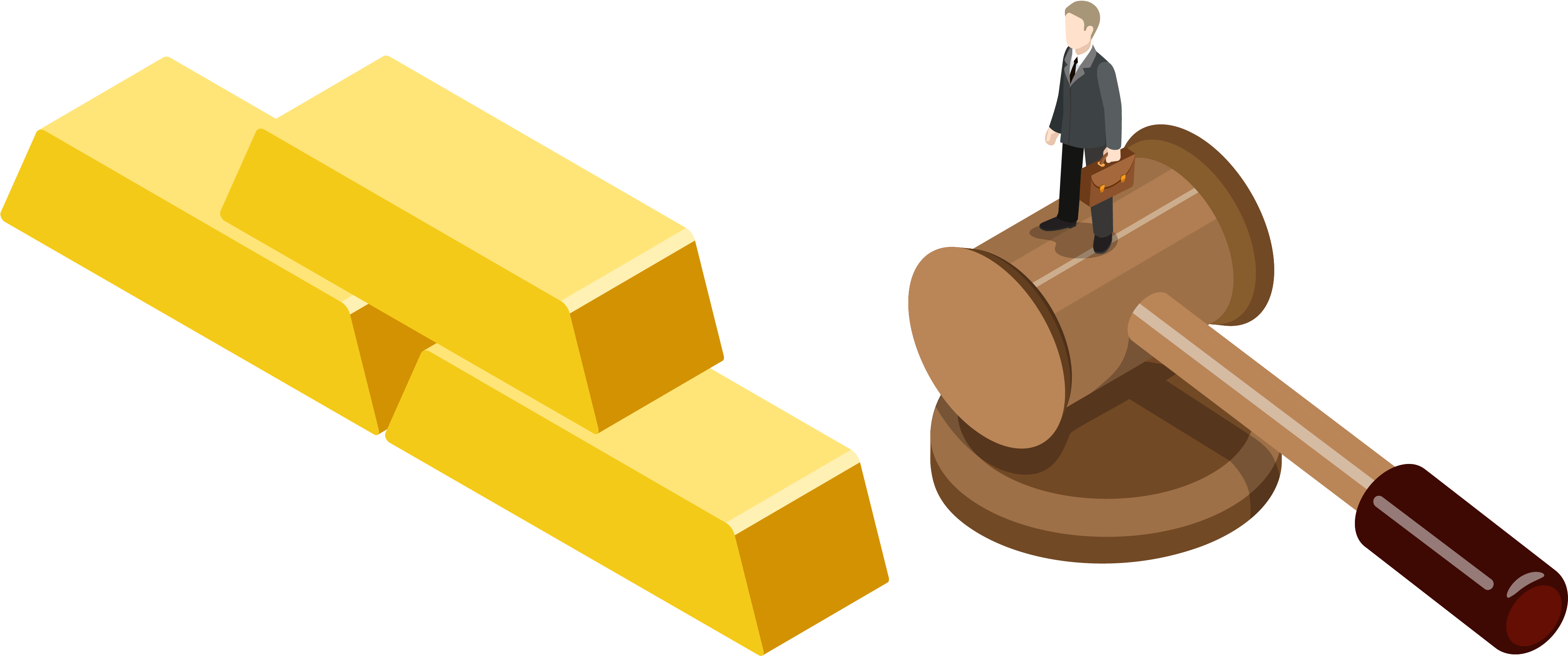 Judge Gavel Hammer Court - Gavel Cartoon (4119x1850)