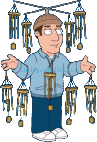 Johnny Windchimes - Johnny Windchimes Family Guy (343x490)
