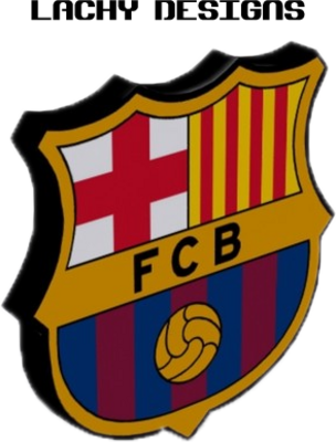 3d Barcelona Logo - Fc Barcelona (304x400)