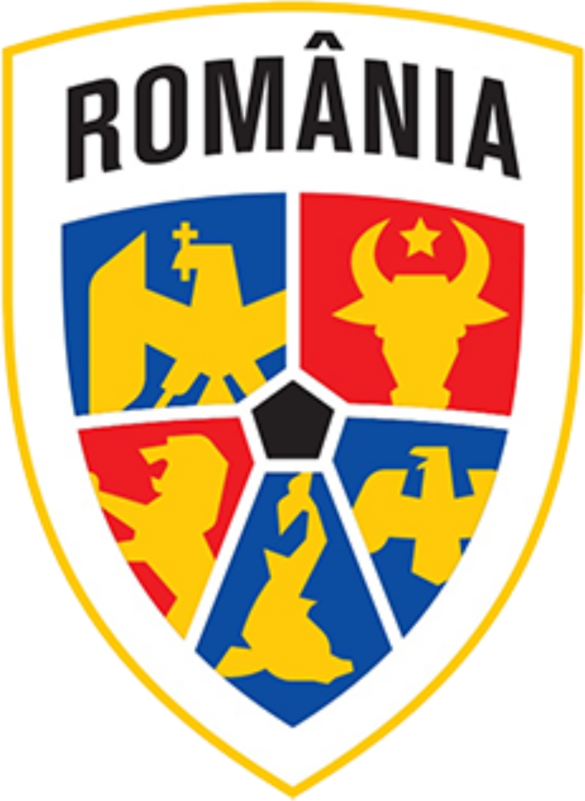 Gallery Of Logo Of English Football Team Manchester - Romania Football Logo (1200x1642)