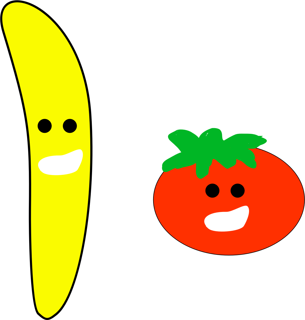 And Tomato - Banana And Tomato (1183x1241)
