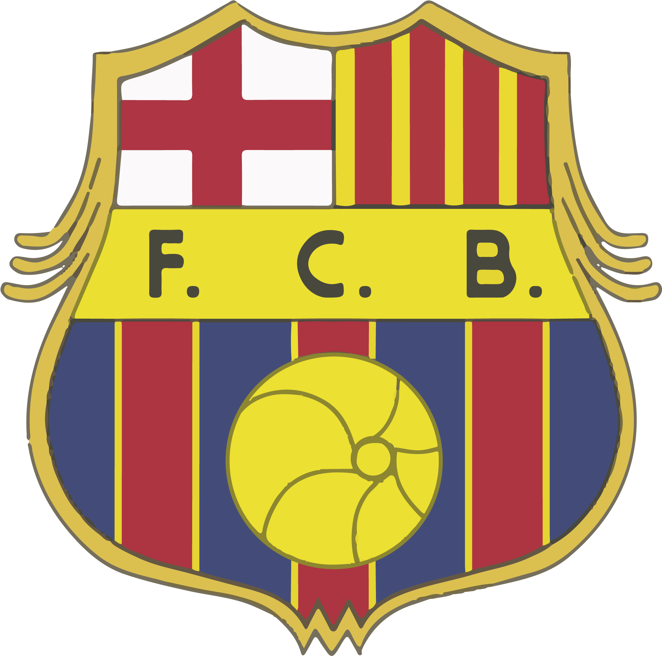 Logo Barcelona - Fc Barcelona 1920 Logo (3840x2160)