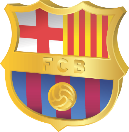 Download Fc Barcelona Logo - Barcelona Logo Png Gif (440x450)