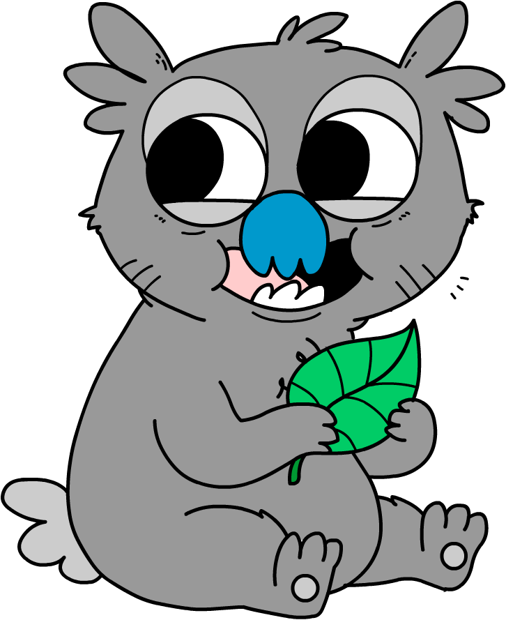 Koala By Zesty-tacos On Clipart Library - Cartoo Koala (726x889)