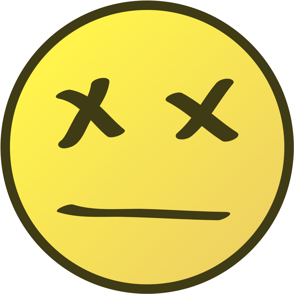 Dead Smile Clipart - Comment Smiley Face Icon (2000x2000)