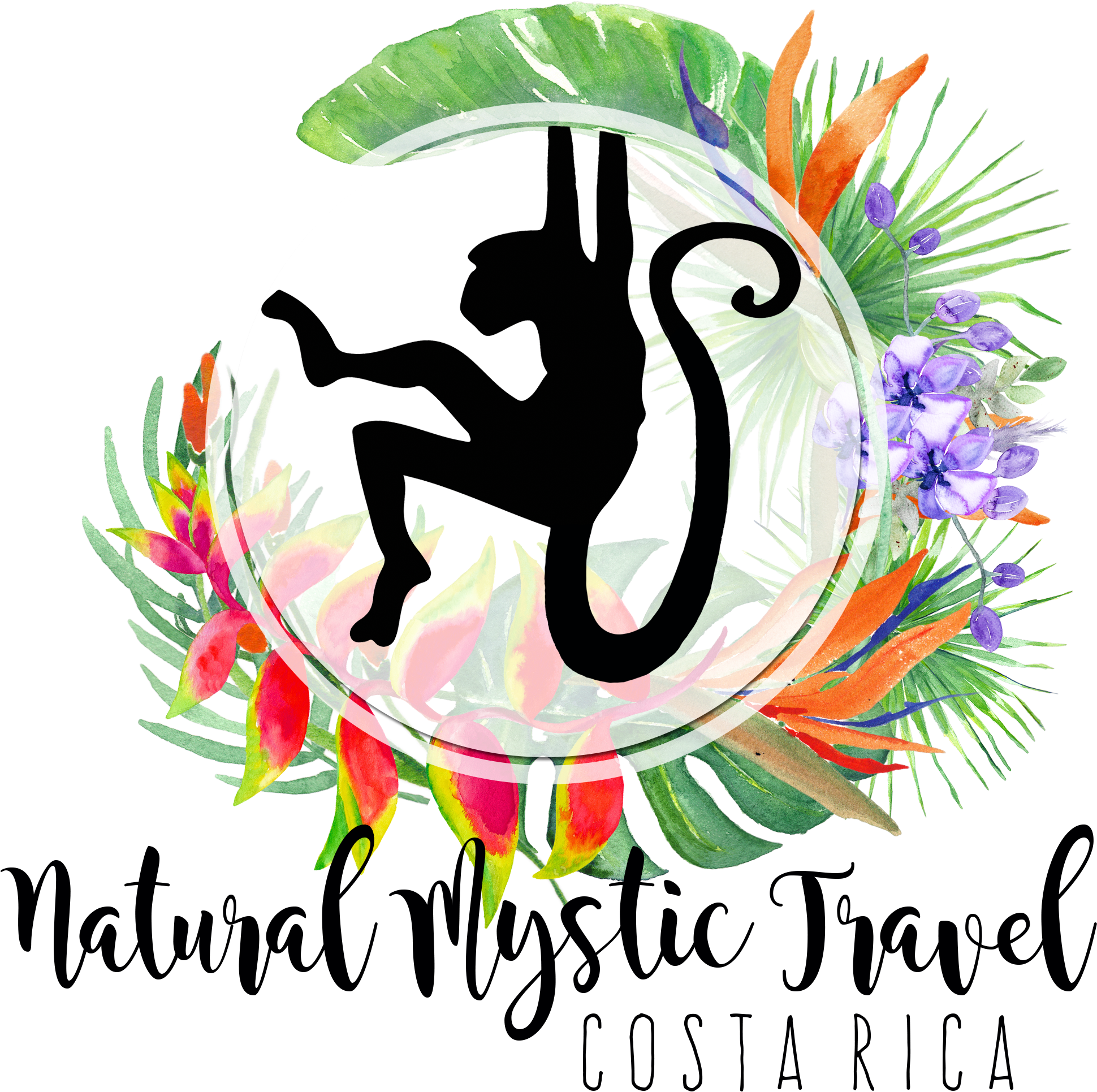 Natural Mystic Travel - Stickerbrand Nature/animals Vinyl Wall Art Safari Monkey (2000x2000)