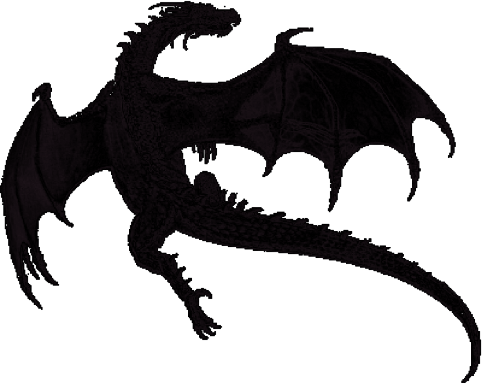 Check Out The Sticker I Made With - Dragon Flying Png (1667x1325)