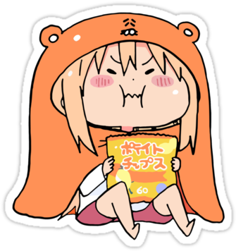 Himouto Umaru-chan Chips By Gentlemenwalrus - Himouto Umaru Chan Transparent (375x360)