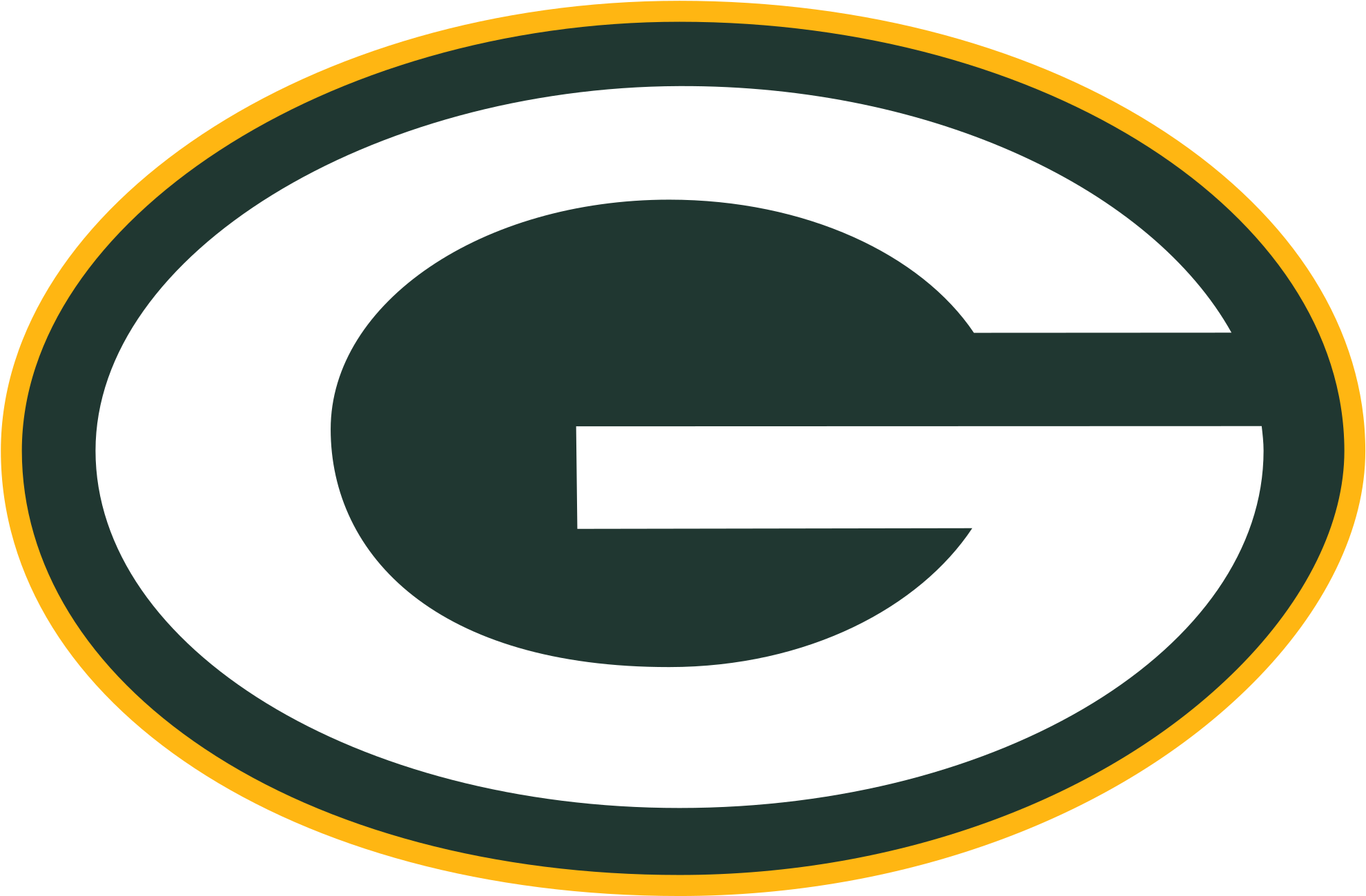 Open - Green Bay Packers Logo (2000x1318)