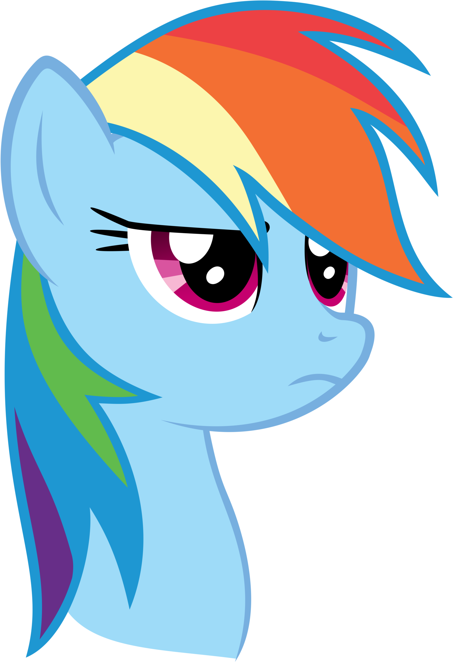 Black - And - White - Rainbow - Outline - My Little Pony Rainbow Dash Gif (1600x2327)