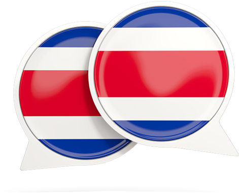 Illustration Of Flag Of Costa Rica - Circle (640x480)