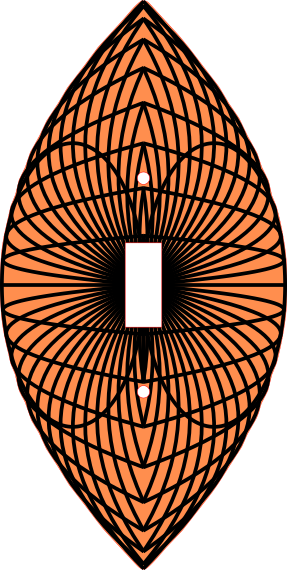 Face Plate Cover - Circle (287x570)