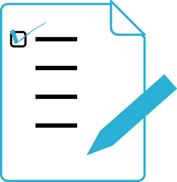 Note Paper Check List With Pencil - Rúbrica Png (1872x1920)