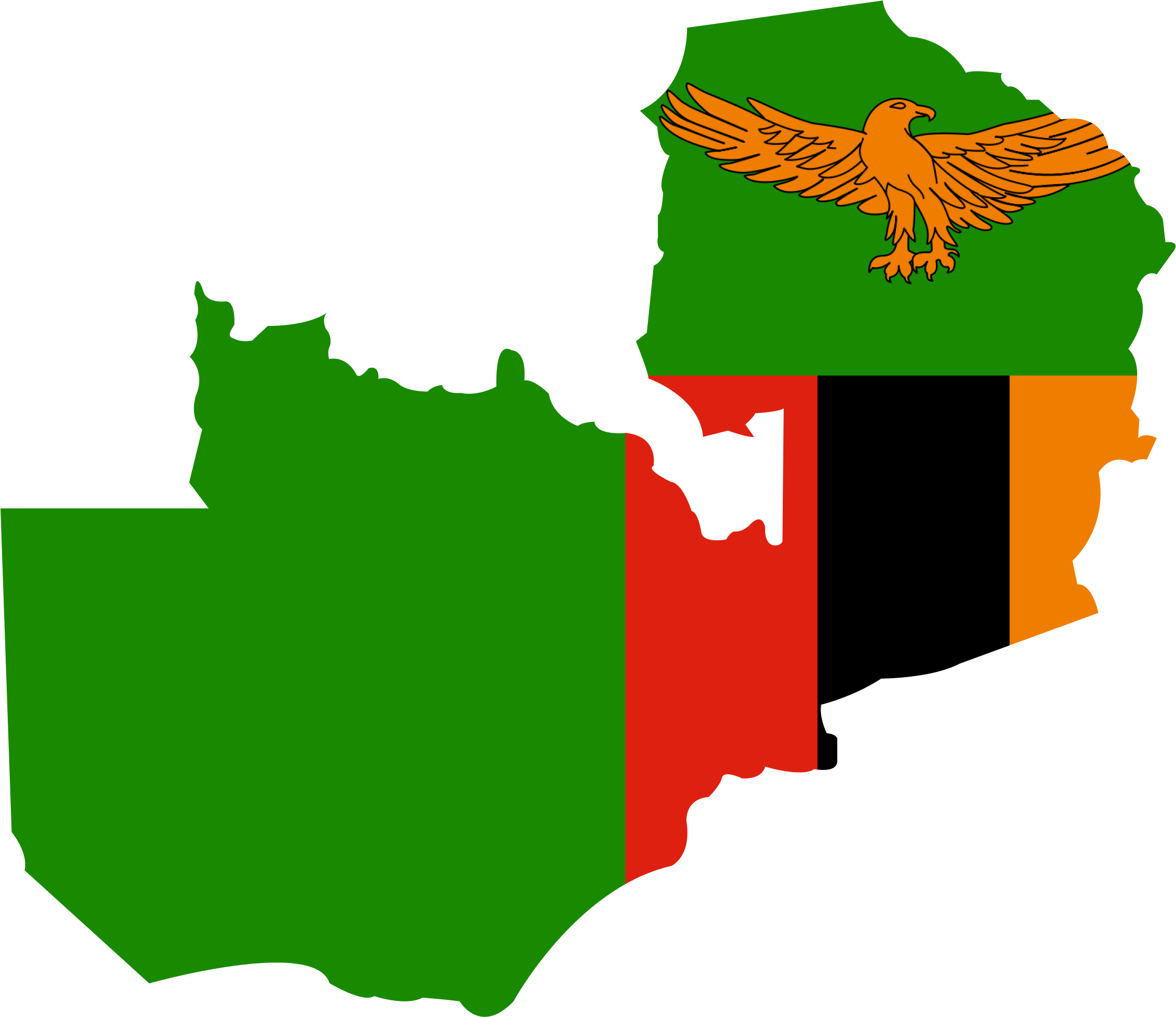 Zambiagraphic - Zambia Map And Flag (2279x1987)