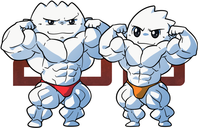 Zephleit 94 47 Buffworks Display - Chibi Muscle (700x500)