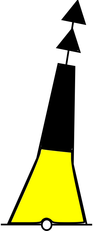 Free Cardinal Buoy North - Cardinaal Boei (322x800)