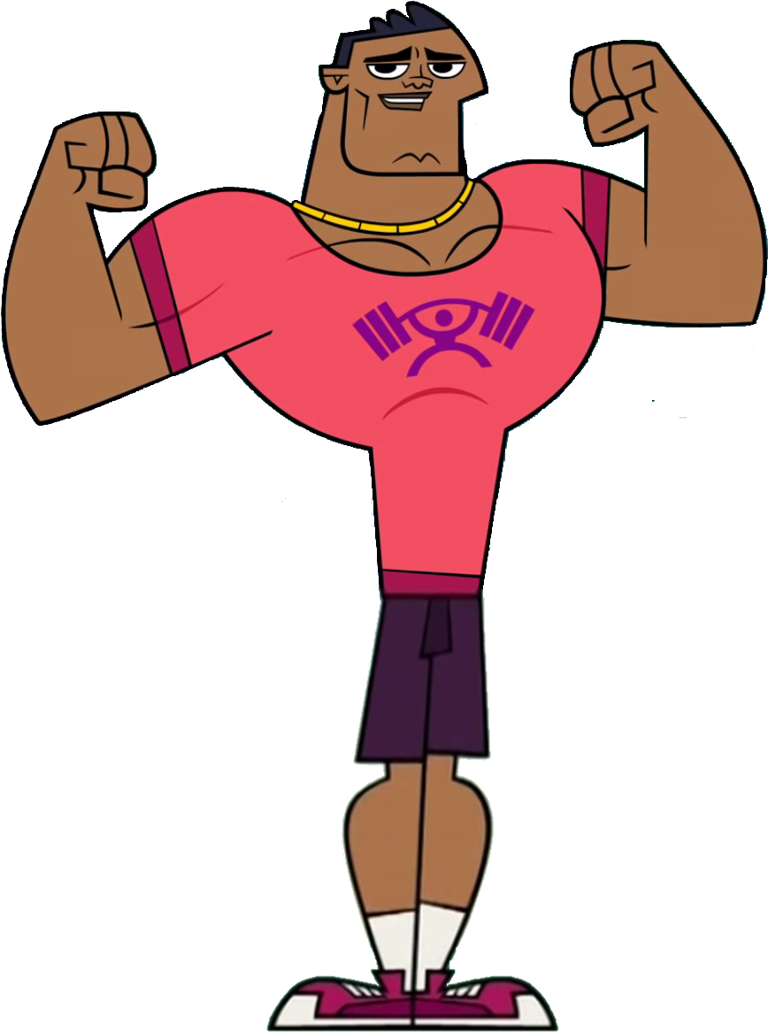 Ryan Muscles - Total Drama Ridonculous Race Ryan (912x1200)