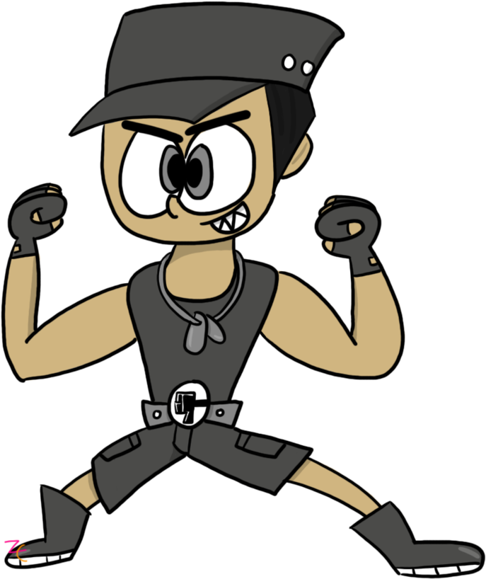 Humanized Muscle Nixel By Zootycutie - Cartoon (894x894)
