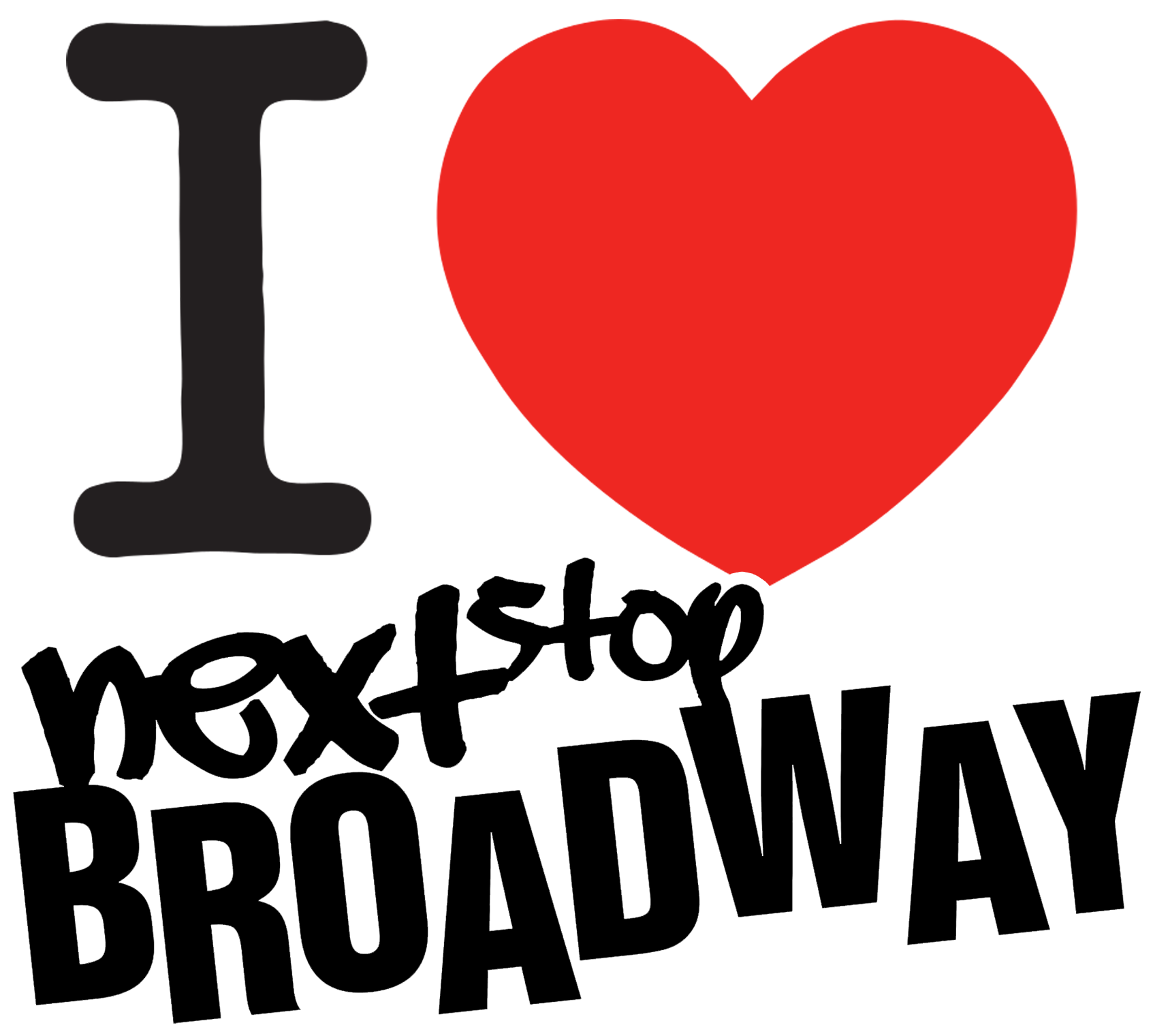 Broadway Clipart Speech And Drama - Love New York Shirt (2000x1666)