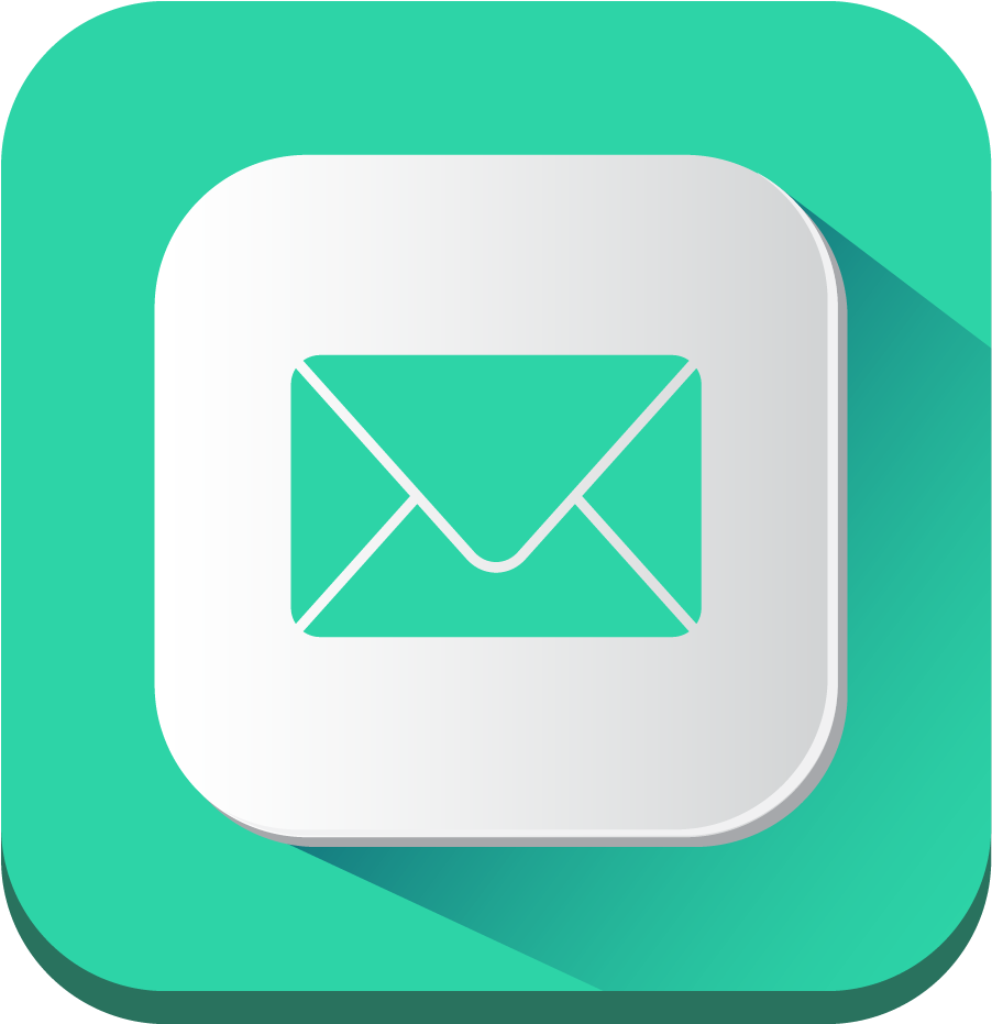 Mail Icon - Email Icon Teal (1024x1024)