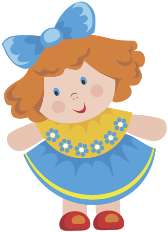 Dall Clipart Transparent - Cartoon Doll Transparent (512x512)