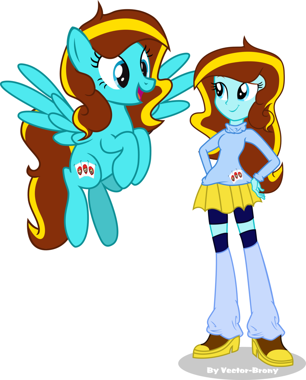 Kp And Kp By Vector-brony - My Little Pony Analysis Bronies (1024x1270)